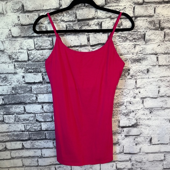 Active Basic Hot Pink Tank Top Size: L - Picture 2 of 6